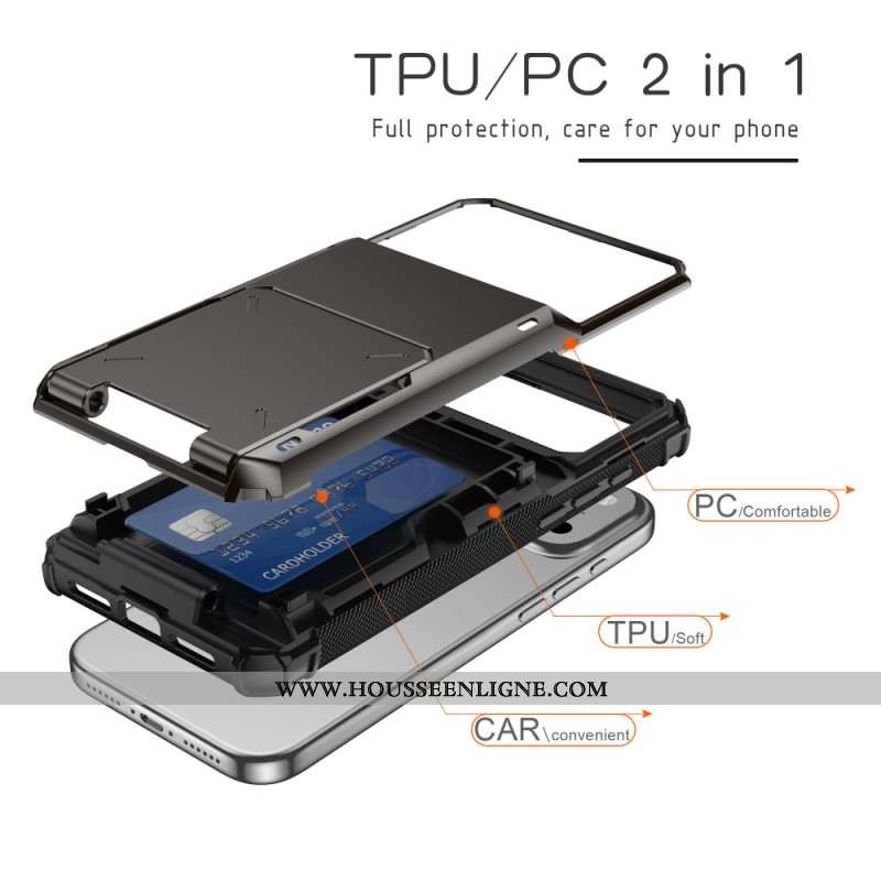 Coque iPhone 17 Pro Porte-Cartes Flip