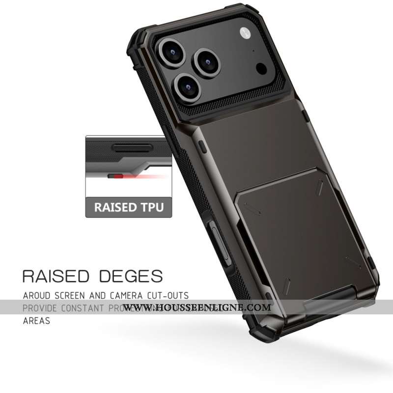 Coque iPhone 17 Pro Porte-Cartes Flip
