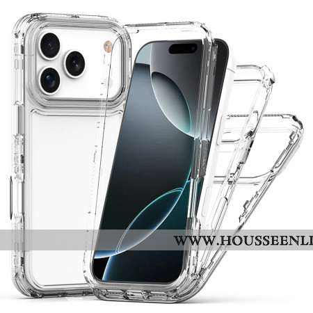 Coque iPhone 17 Pro Transparente Trois-en-Un