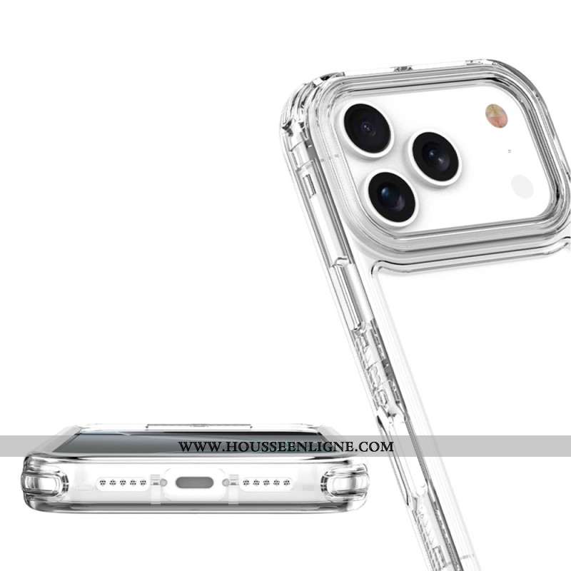 Coque iPhone 17 Pro Transparente Trois-en-Un