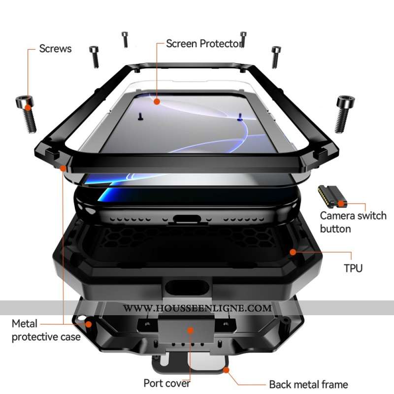 Coque iPhone 17 Pro Ultra Résistante R-JUST
