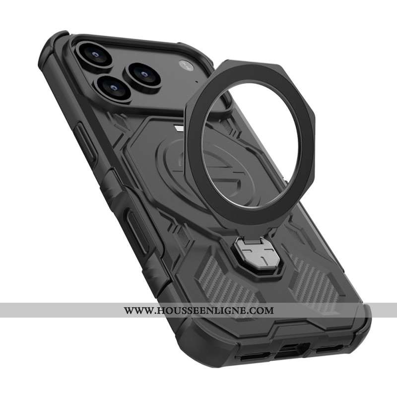 Coque iPhone 17 Pro Ultra Résistante avec Anneau-Support