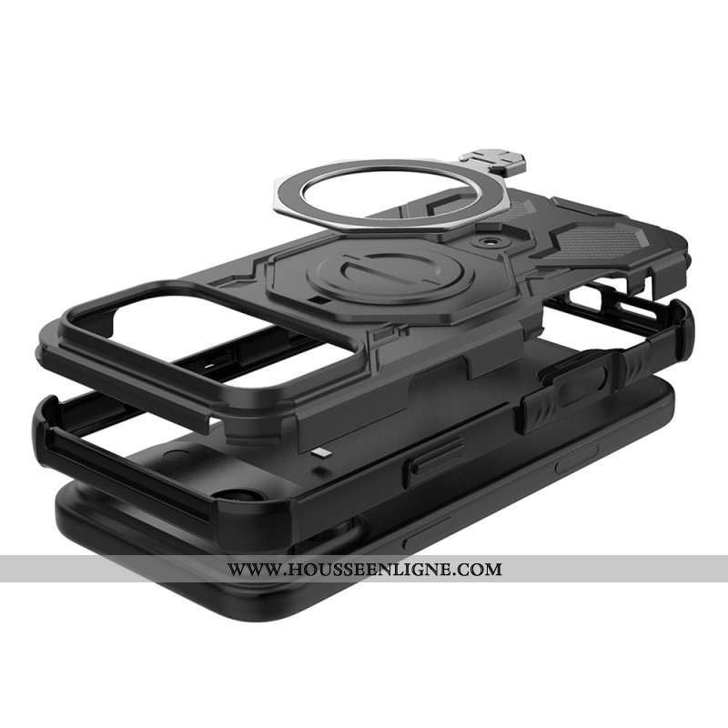 Coque iPhone 17 Pro Ultra Résistante avec Anneau-Support