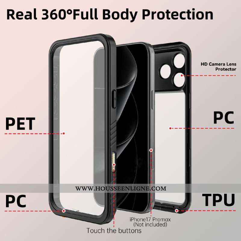 Coque iPhone 17 Pro Étanche FS / FM Series REDPEPPER