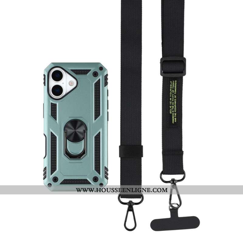 Coque iPhone 17 Protection Militaire avec Bandoulière