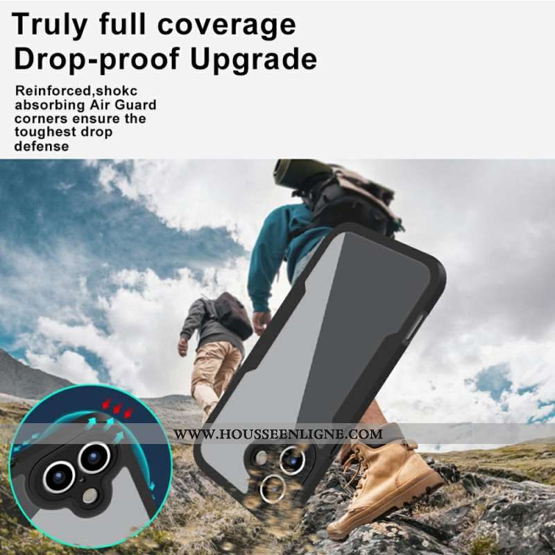 Coque iPhone 17 Protection à 360 Degrés Transparente