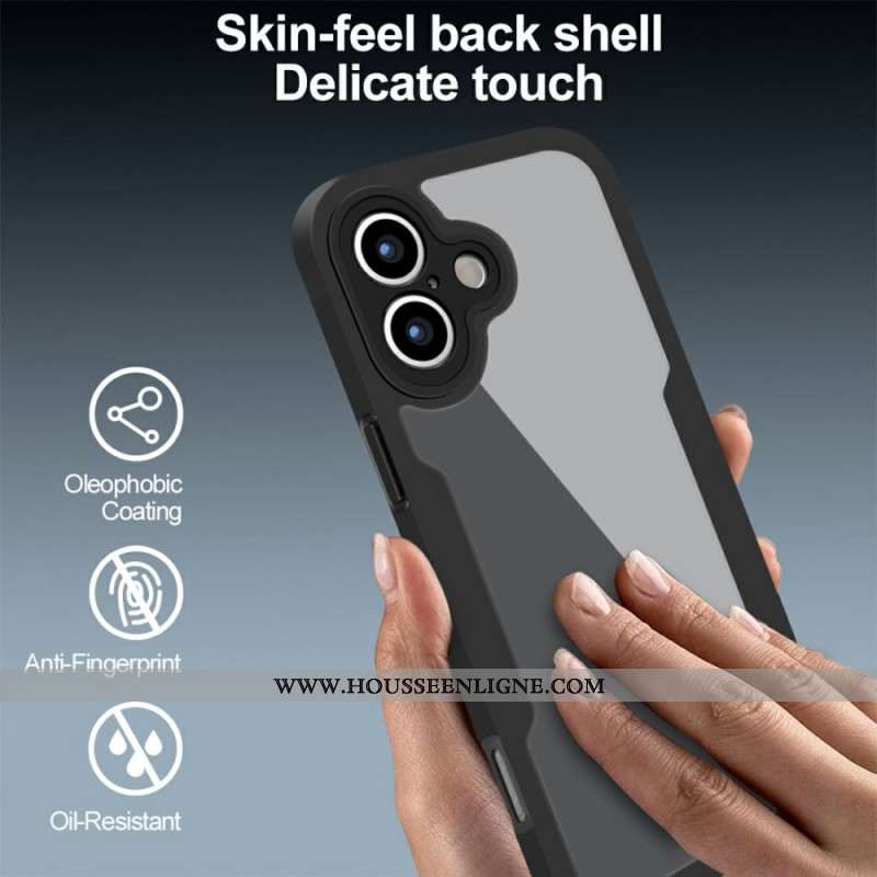 Coque iPhone 17 Protection à 360 Degrés Transparente