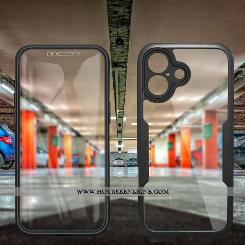 Coque iPhone 17 Protection à 360 Degrés Transparente
