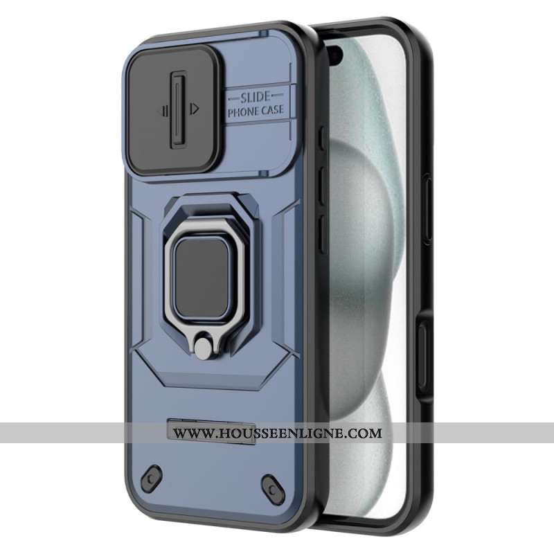 Coque iPhone 17 Ring Résistante avec Protecteur Caméra