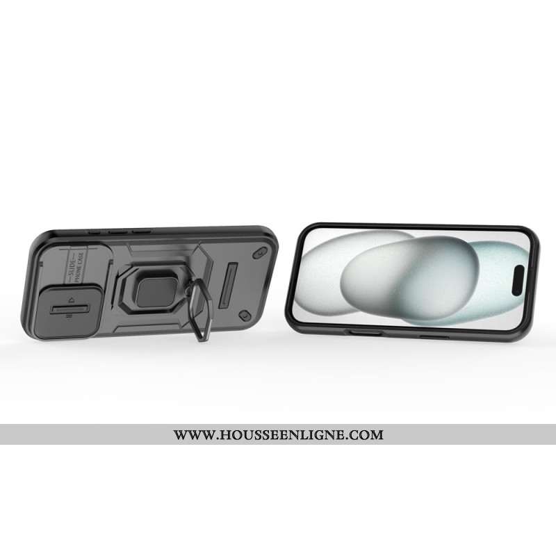 Coque iPhone 17 Ring Résistante avec Protecteur Caméra