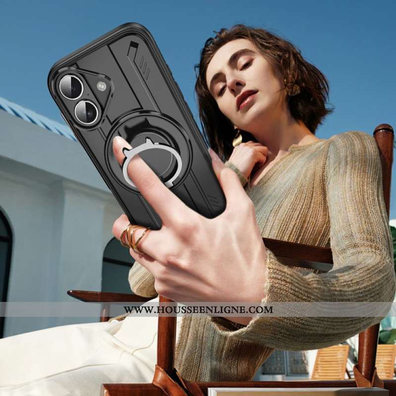 Coque iPhone 17 Support Rotatif et Compatibilité MagSafe