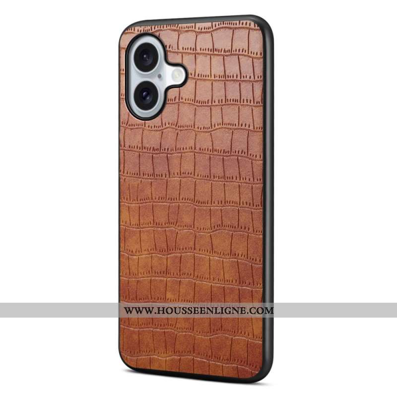 Coque iPhone 17 Texture Crocodile