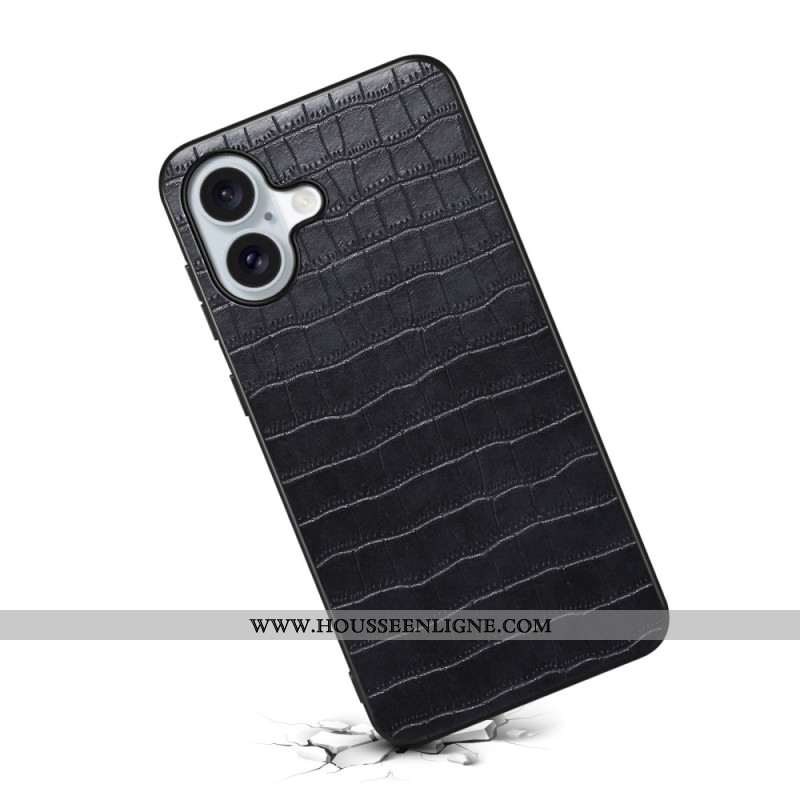 Coque iPhone 17 Texture Crocodile