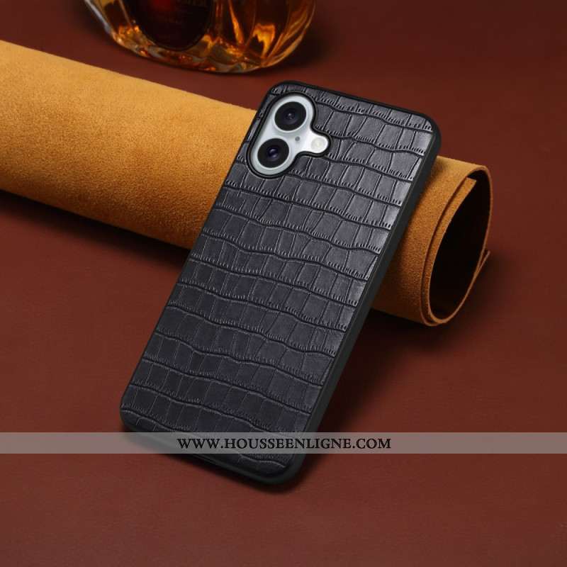 Coque iPhone 17 Texture Crocodile