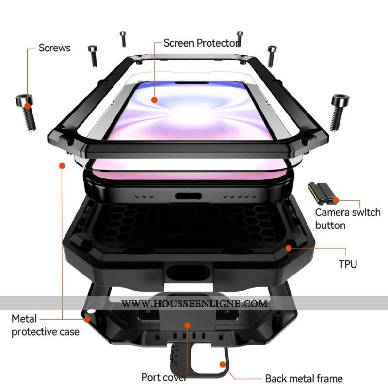Coque iPhone 17 Ultra Résistante R-JUST