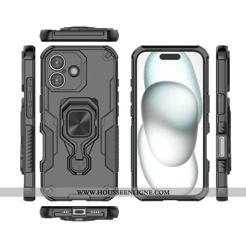 Coque iPhone 17 Ultra Résistante avec Support Rotatif