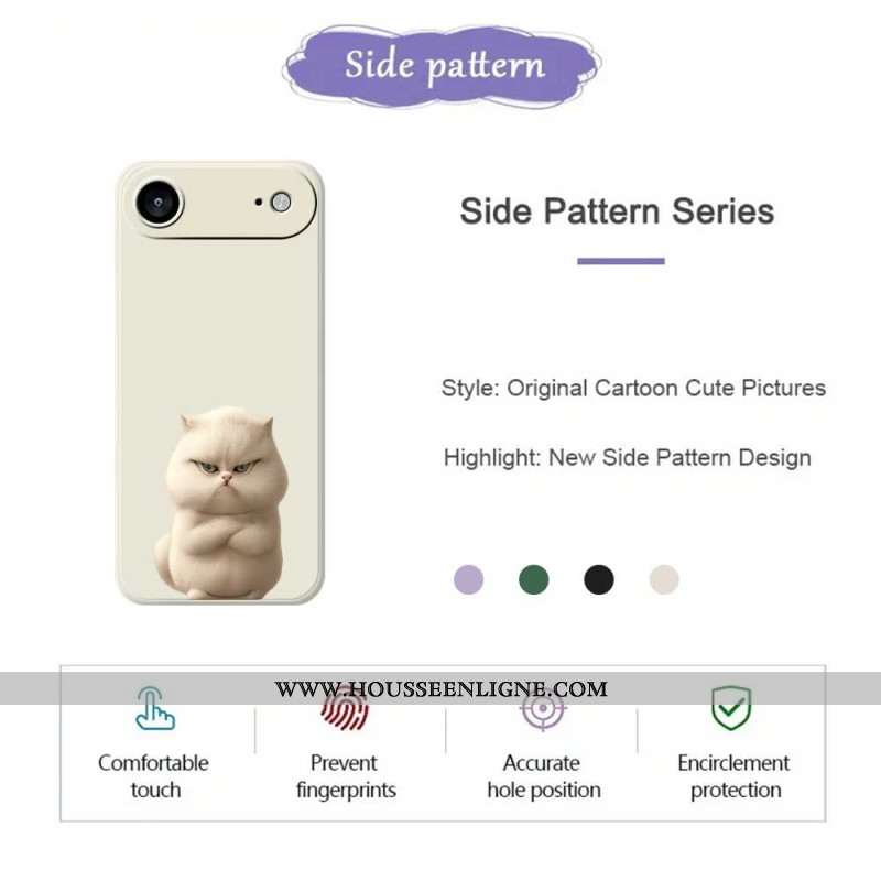 Coque iPhone Air Angry Cat