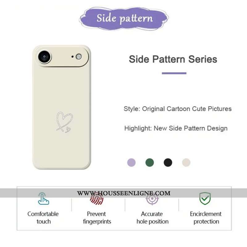 Coque iPhone Air Coeur