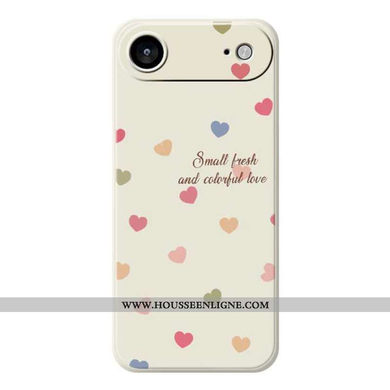 Coque iPhone Air Coeurs Colorés