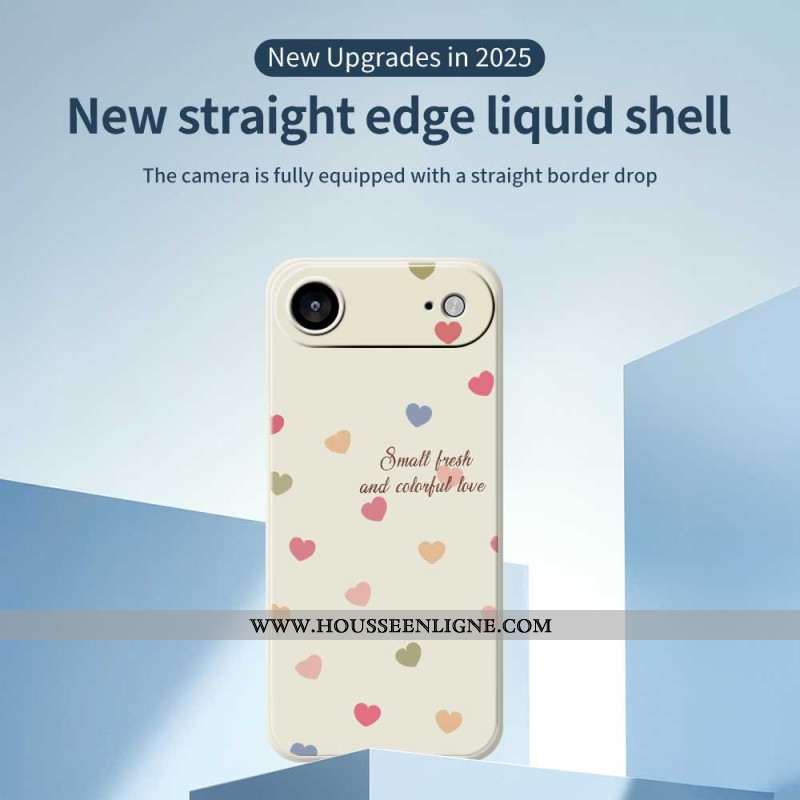 Coque iPhone Air Coeurs Colorés