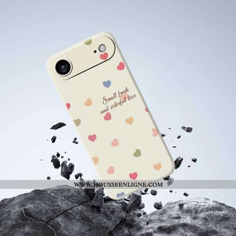 Coque iPhone Air Coeurs Colorés