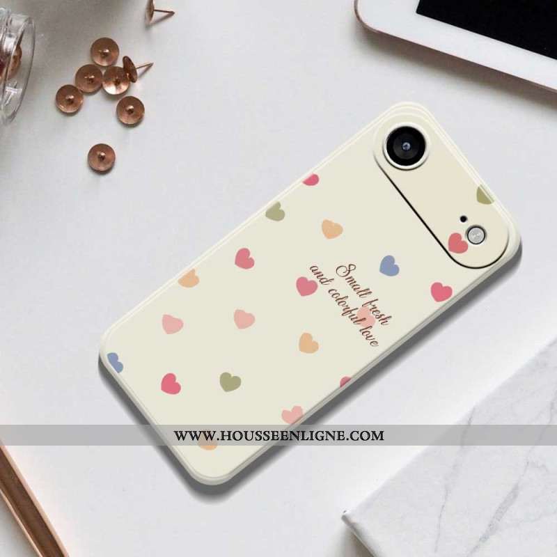Coque iPhone Air Coeurs Colorés