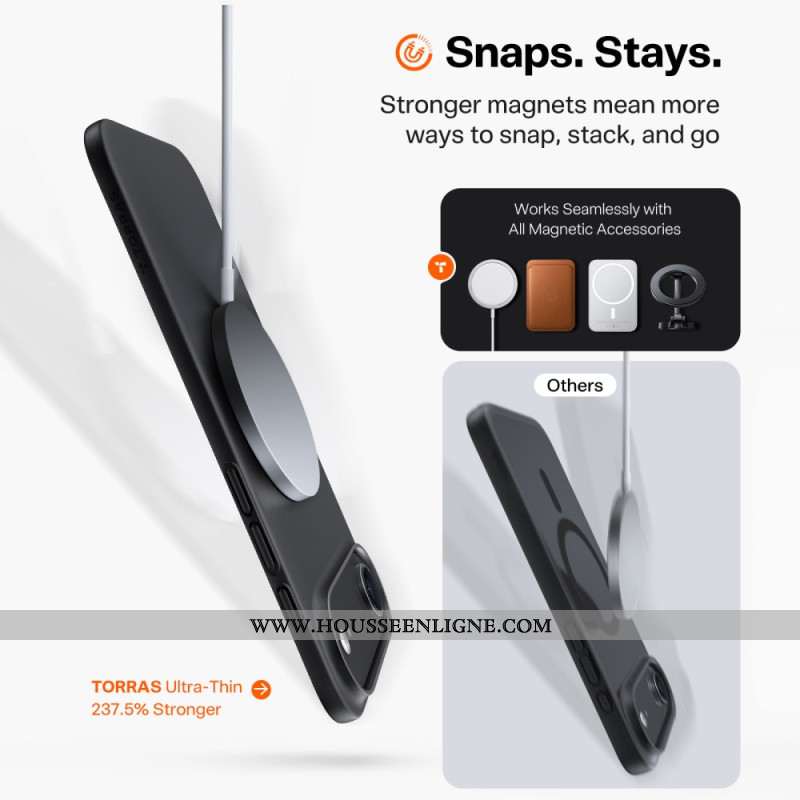 Coque iPhone Air Compatible MagSafe Ultra Fine