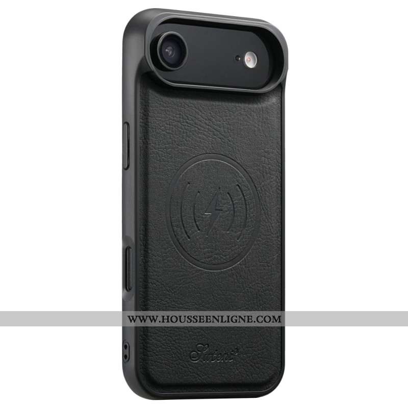 Coque iPhone Air Compatible MagSafe avec Support et Porte-Cartes Détachable