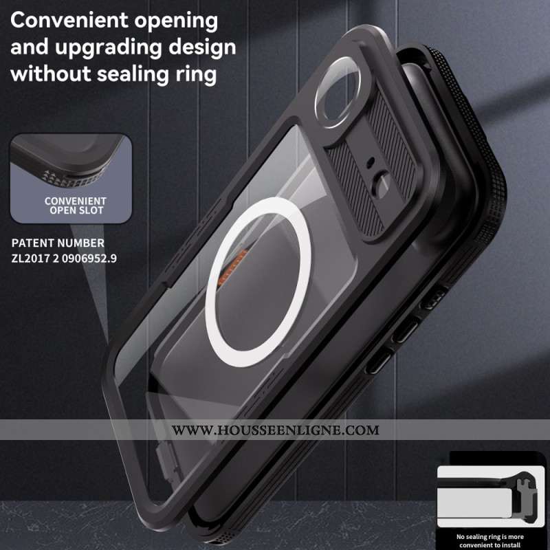 Coque iPhone Air Compatible MagSafe Étanche REDPEPPER