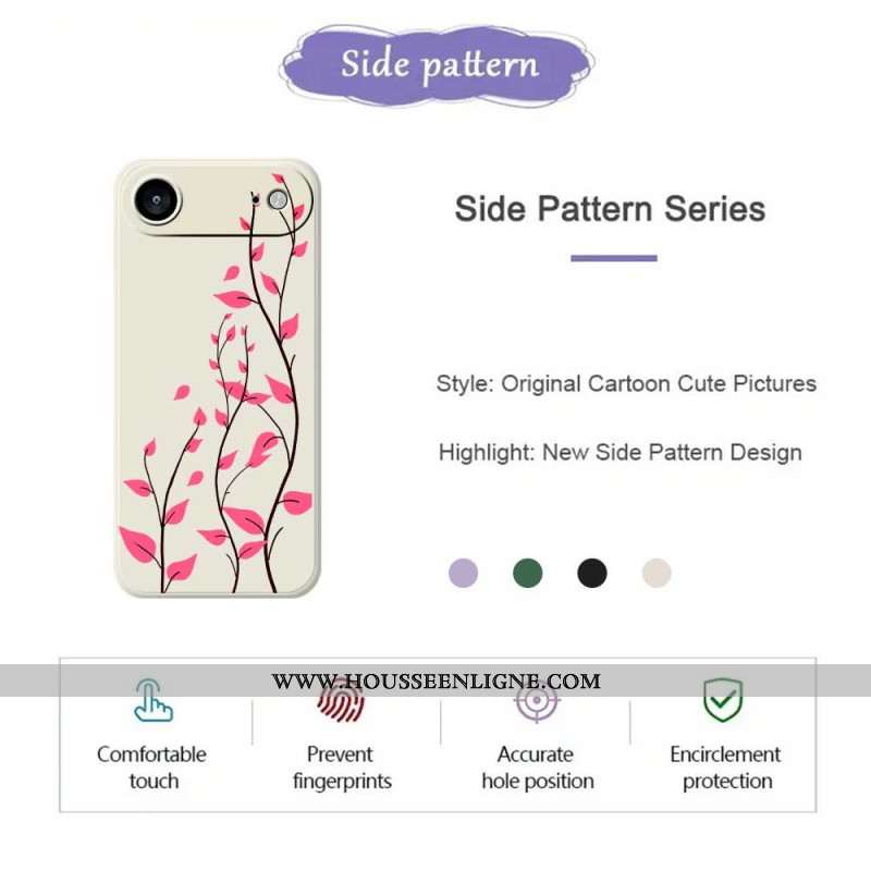 Coque iPhone Air Feuilles Colores