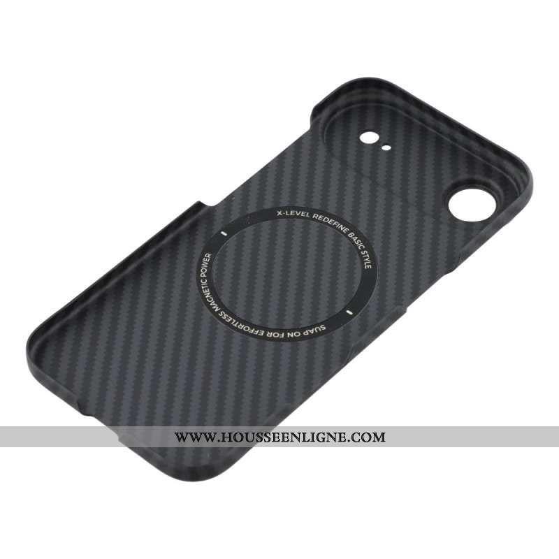 Coque iPhone Air MagSafe Texture Fibre de Carbone X-LEVEL