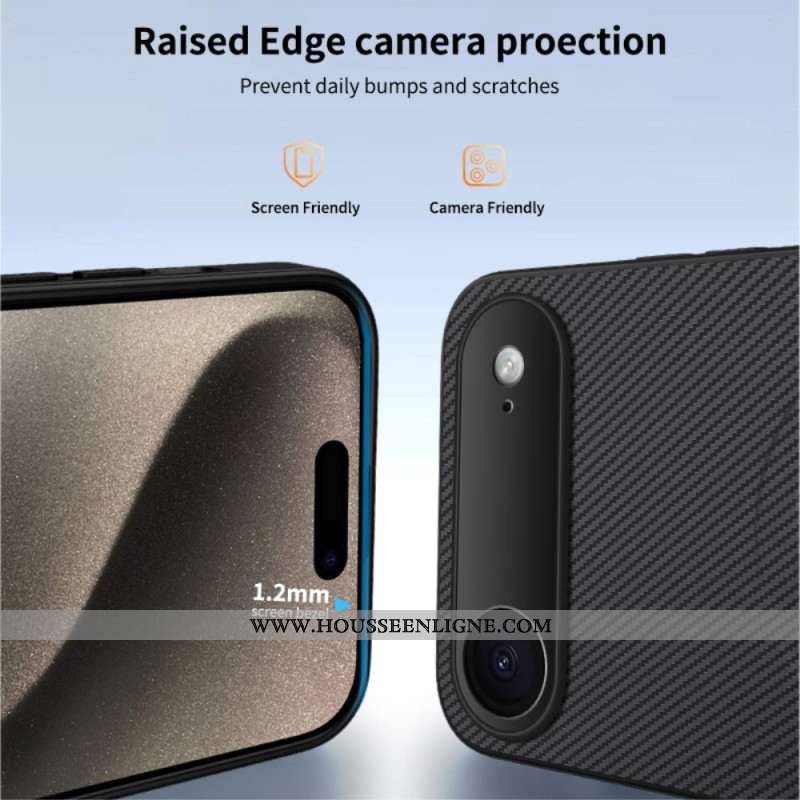 Coque iPhone Air Magsafe Fibre Carbone Finesse