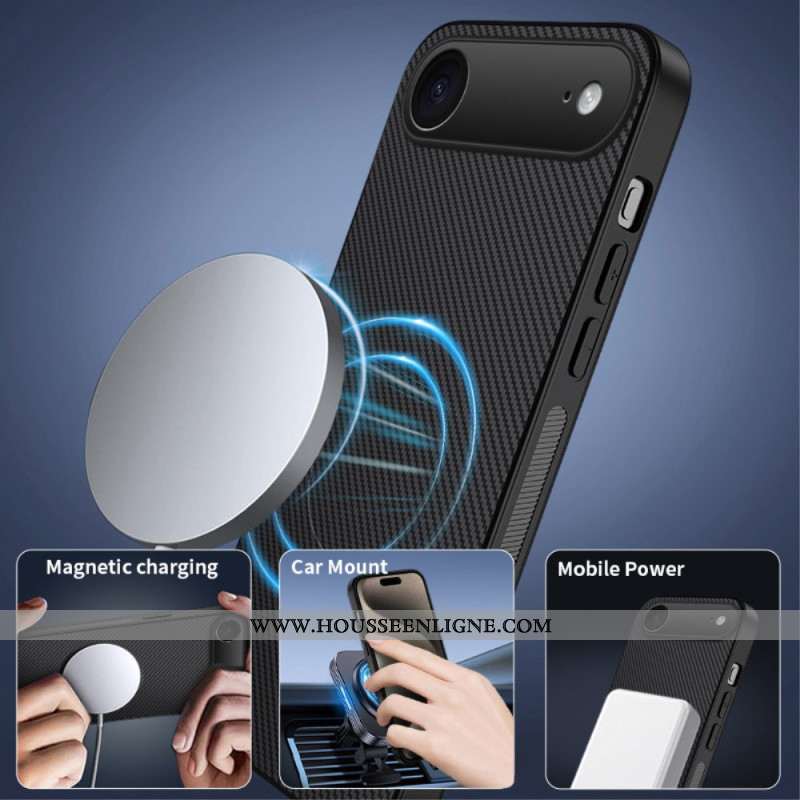 Coque iPhone Air Magsafe Fibre Carbone Finesse
