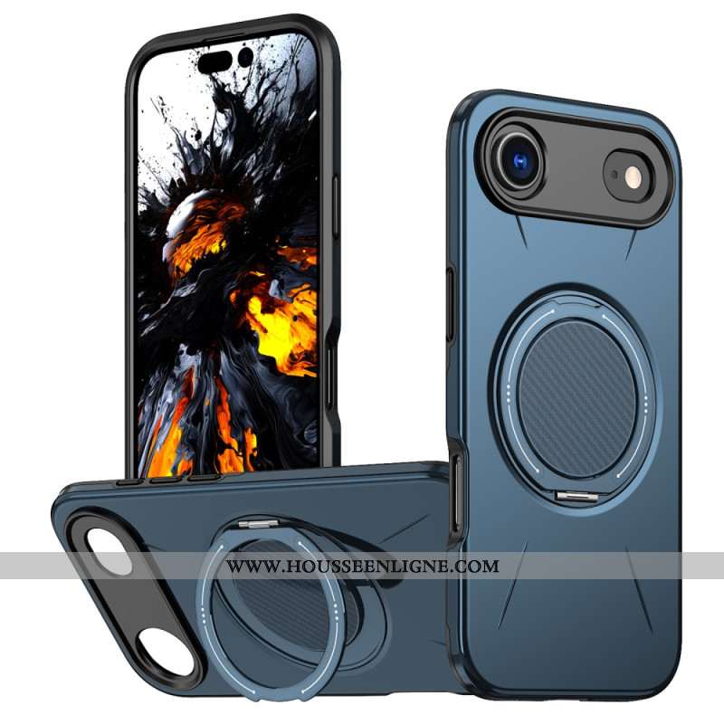 Coque iPhone Air Magsafe avec Support Rotatif Style Métallisé