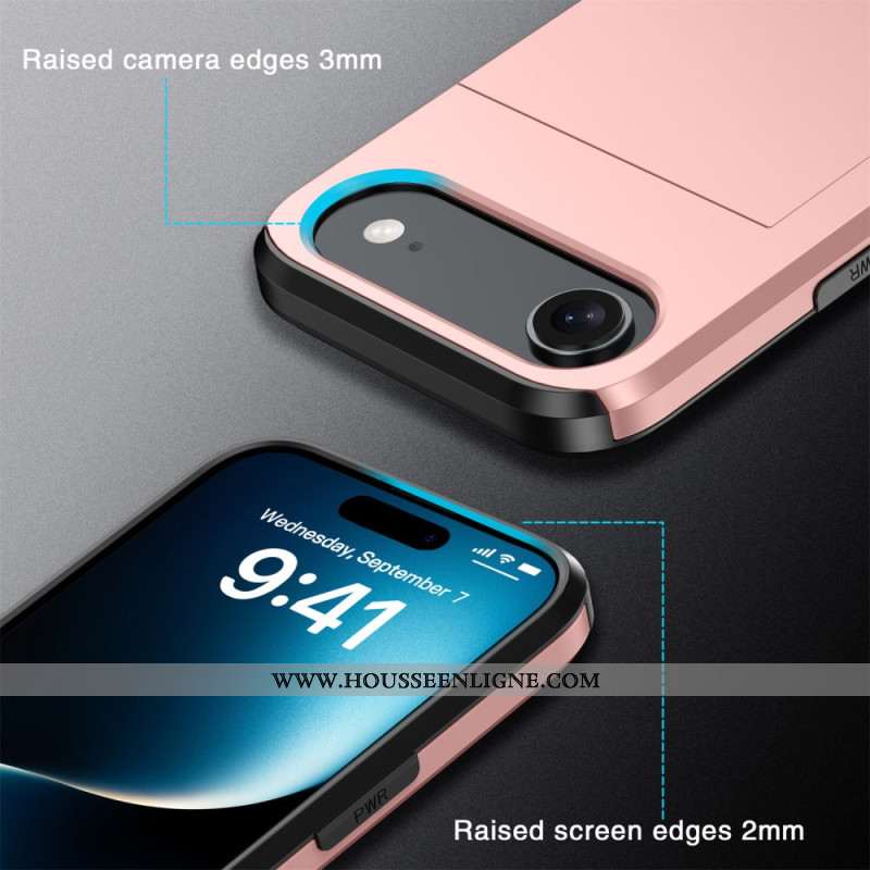 Coque iPhone Air Porte-Cartes Coulissant