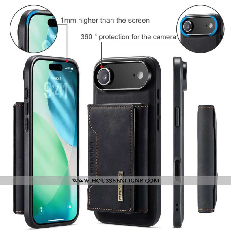 Coque iPhone Air Porte-Cartes Détachable DG.MING