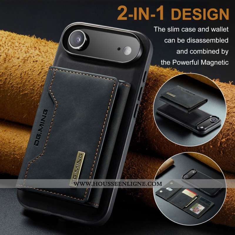 Coque iPhone Air Porte-Cartes Détachable DG.MING