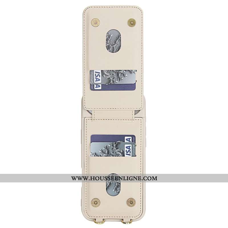 Coque iPhone Air Porte-Cartes et Bandoulière