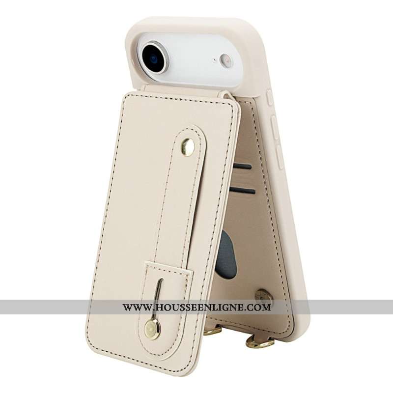 Coque iPhone Air Porte-Cartes et Bandoulière