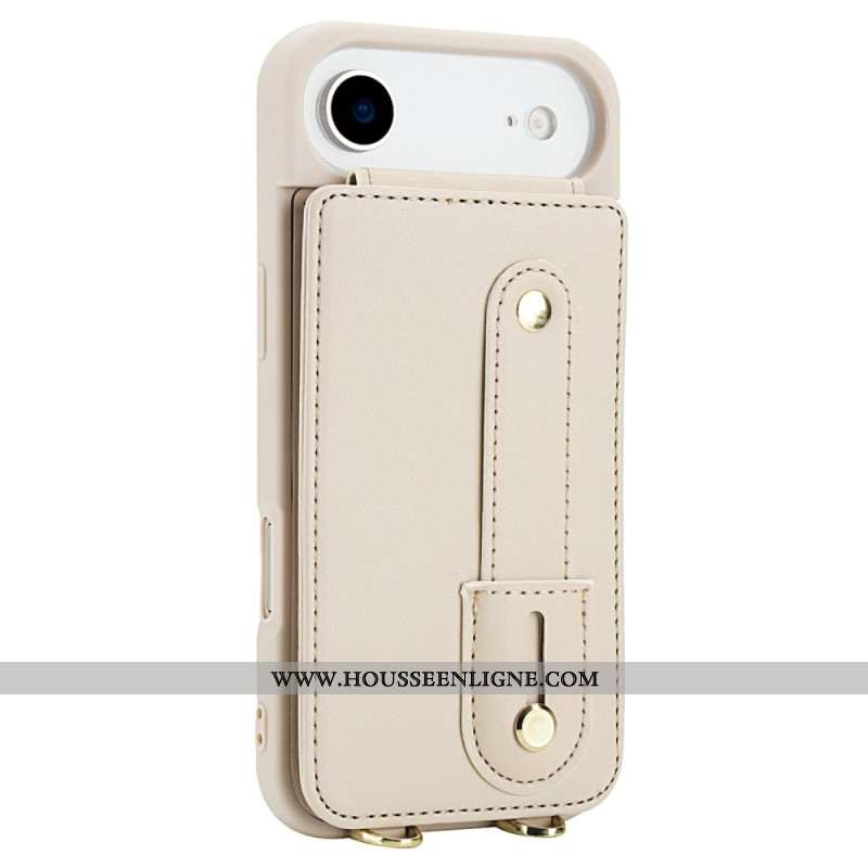 Coque iPhone Air Porte-Cartes et Bandoulière