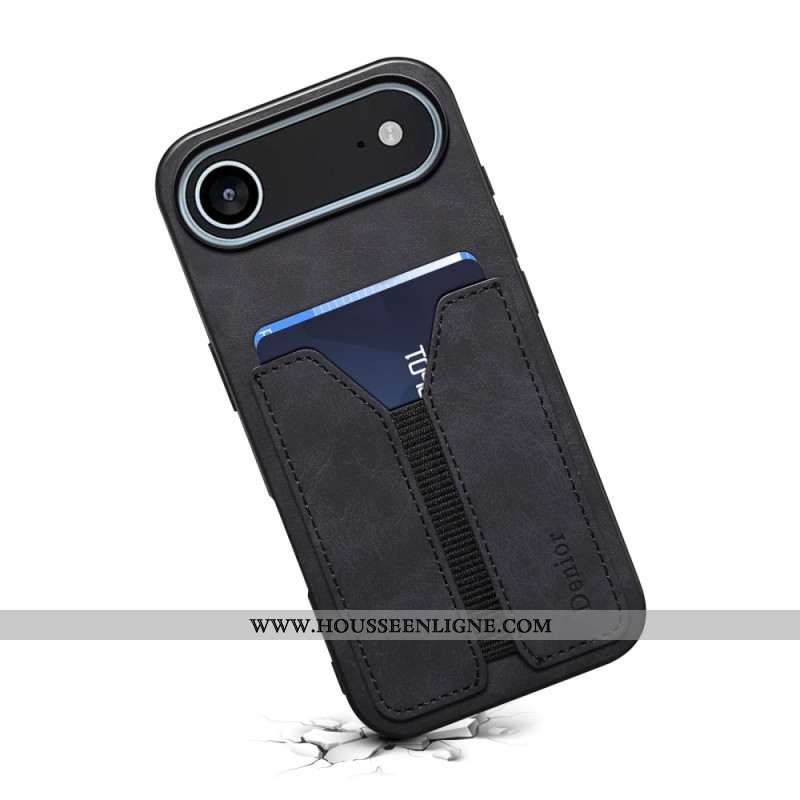 Coque iPhone Air Porte-Cartes Élastique DENIOR