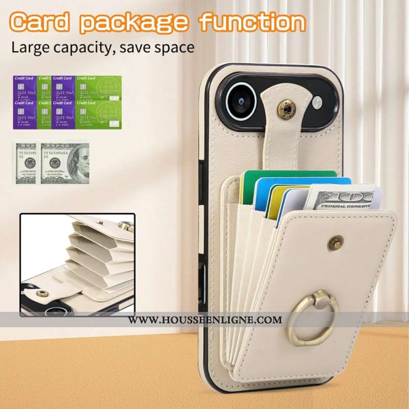 Coque iPhone Air Porte-cartes et Dragonne