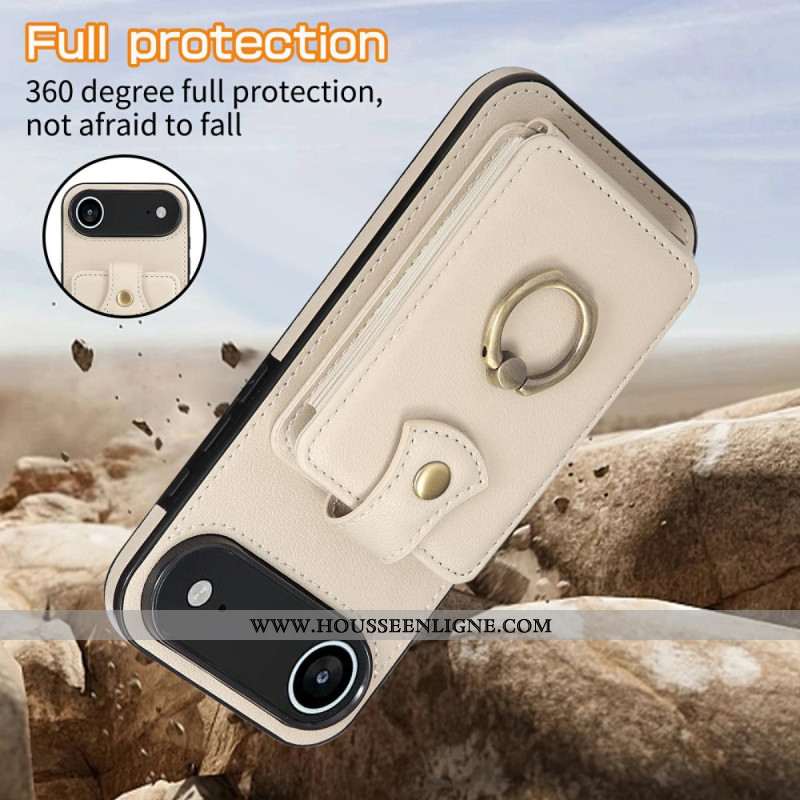 Coque iPhone Air Porte-cartes et Dragonne