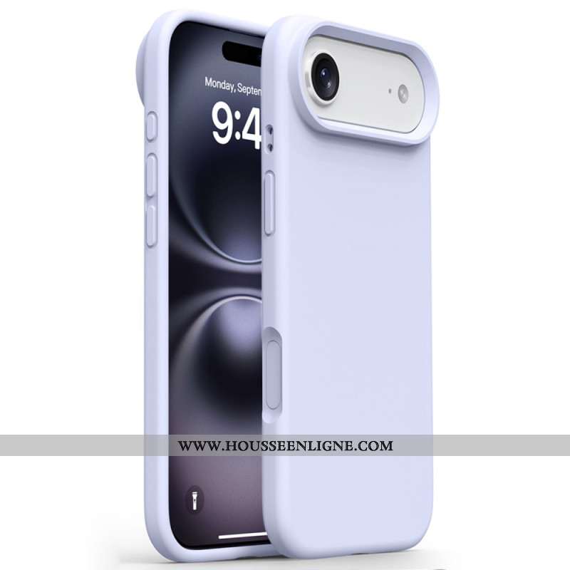 Coque iPhone Air Silicone Liquide et Microfibre