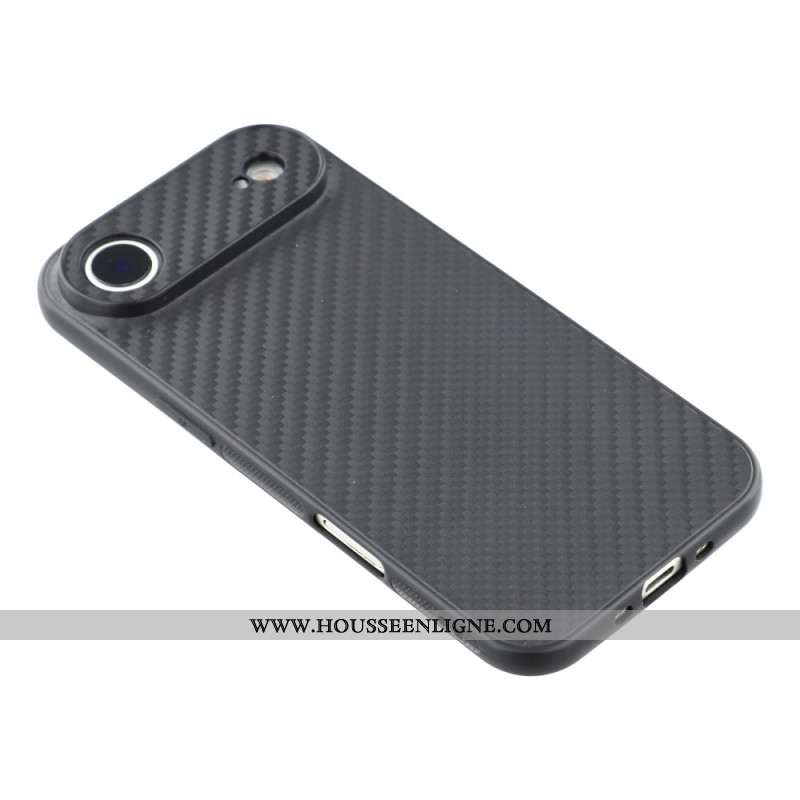 Coque iPhone Air Texture Fibre de Carbone Antichoc