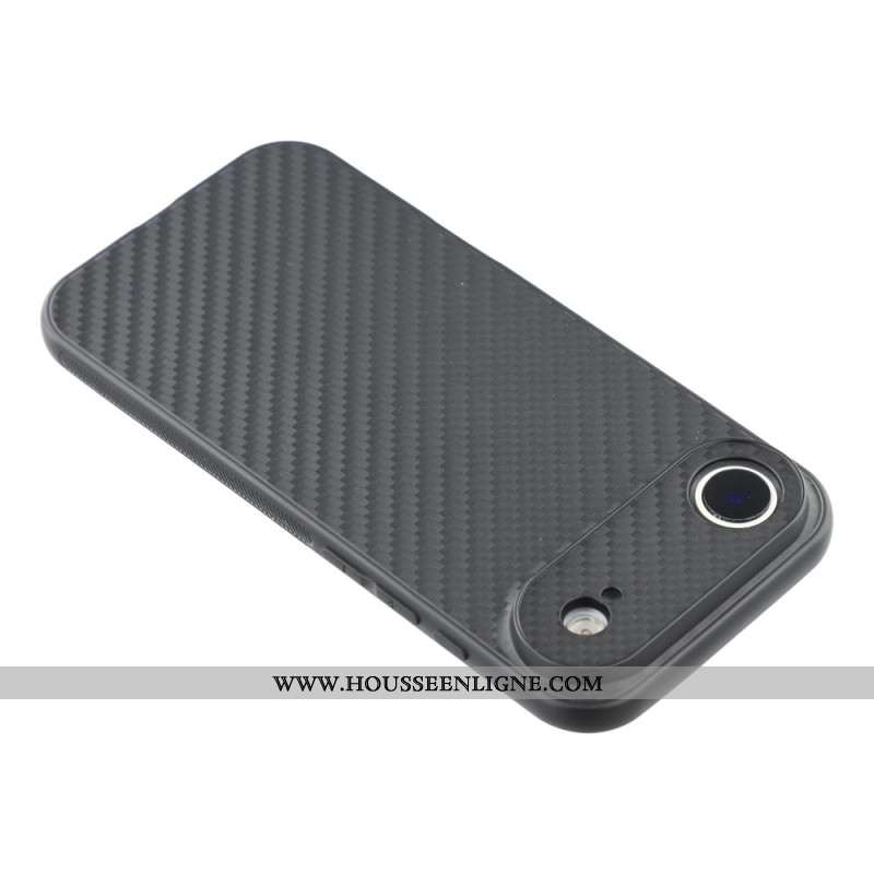 Coque iPhone Air Texture Fibre de Carbone Antichoc