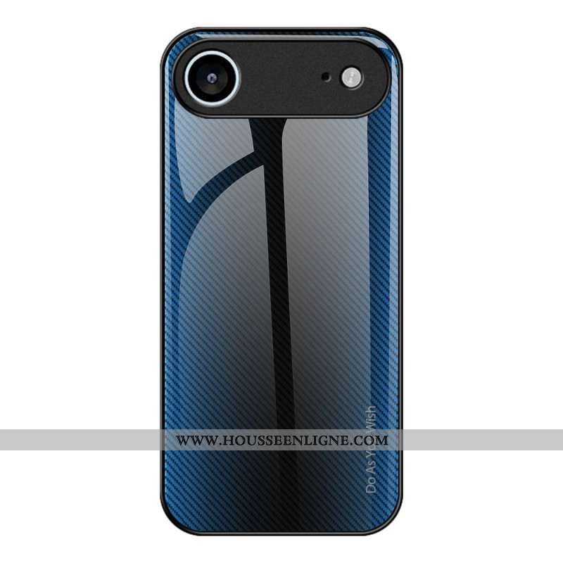 Coque iPhone Air Verre Trempé Fibre Carbone