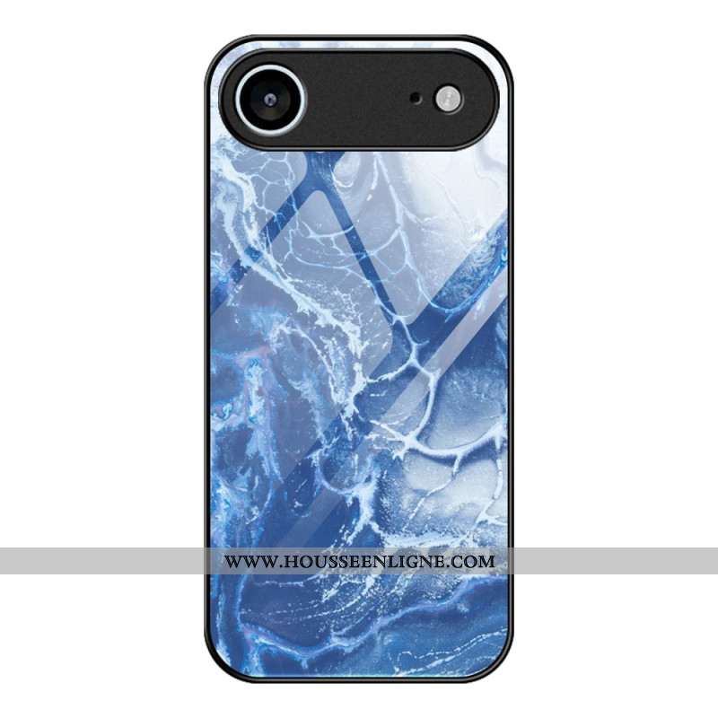 Coque iPhone Air Verre Trempé Motif Marbré