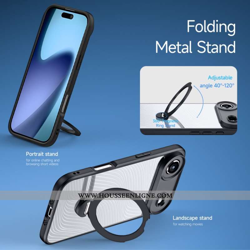 Coque iPhone Air avec Support Compatible MagSafe Aimo Series DUX DUCIS