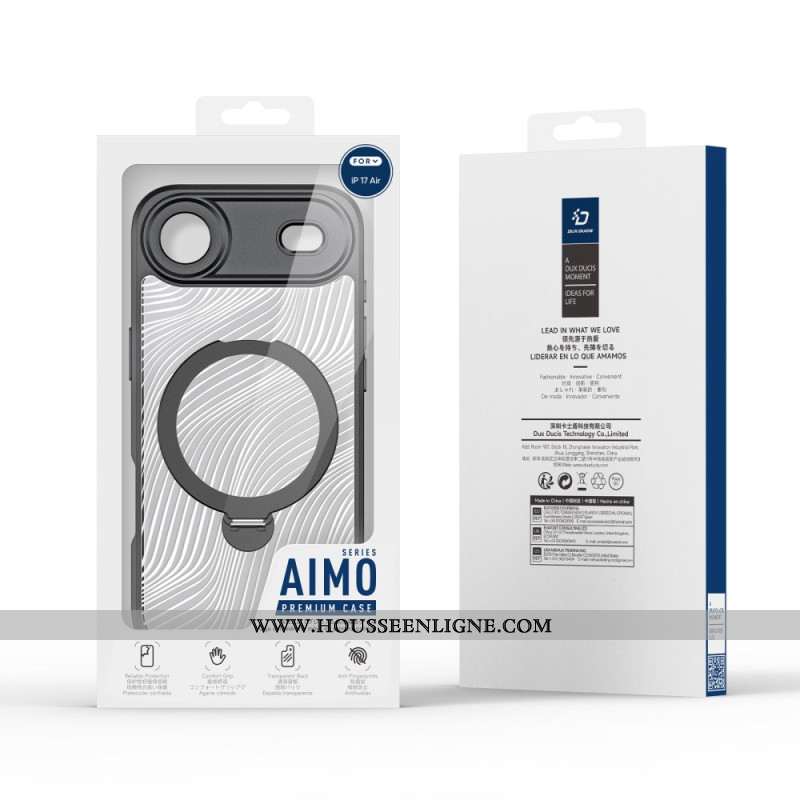 Coque iPhone Air avec Support Compatible MagSafe Aimo Series DUX DUCIS